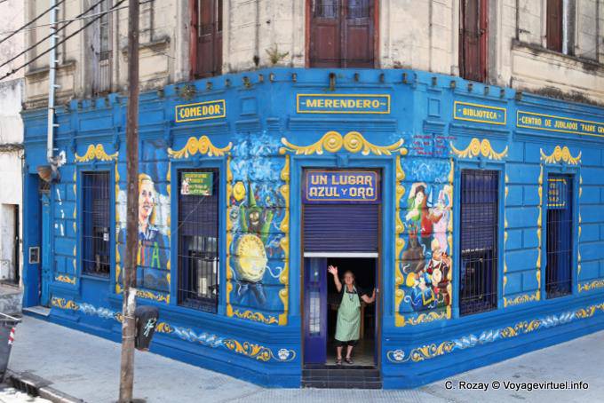 Un lugar azul y oro, il ristorante La Boca, Buenos Aires - Argentina
