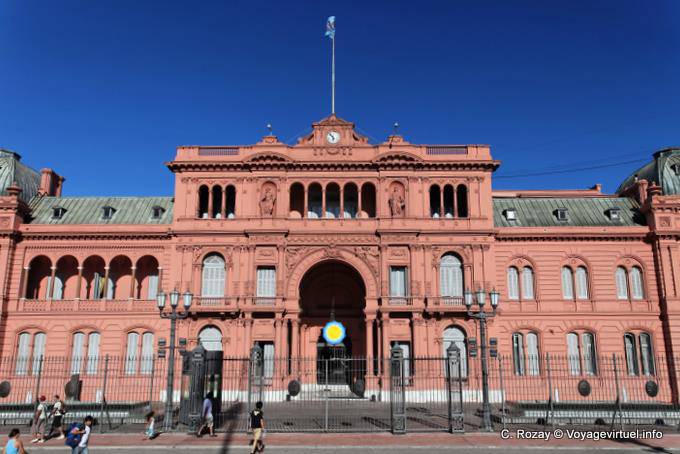The Pink House, sede della argentino esecutivo, Plaza de Mayo, Casa Rosada, Buenos Aires - Argentina