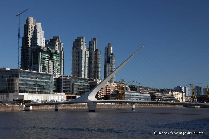 Dal Pierina Dealessi, Puerto Madero, Puente de la Mujer, Buenos Aires - Argentina