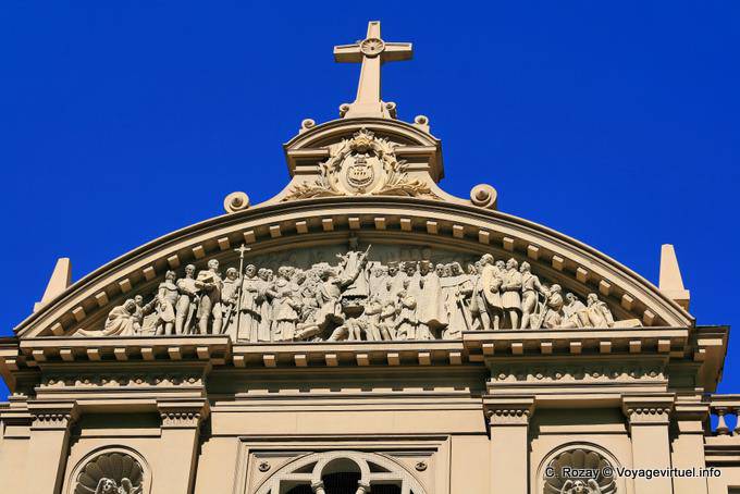 Frontone Reconquista della Basilica Nuestra Senora de la Merced, Buenos Aires - Argentina