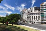 Avenida Florida, vicino a Plaza San Martin, Buenos Aires, Argentina.