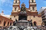Montserrat, un'altra vista sulla Basilica Nuestra Senora del Rosario, Buenos Aires, Argentina.