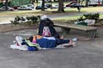 Plaza Francia, si legge in strada, Buenos Aires, Argentina.