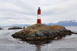 Ushuaia, Faro Esploratori, Canale di Beagle, Argentina.