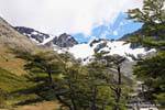 Circo glaciale, El Bosque, ghiacciaio Martial, Ushuaia, Argentina.