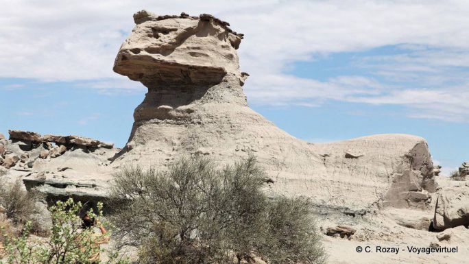 Il esfinge (la sfinge) Ischigualasto, Valle de la Luna - Argentina