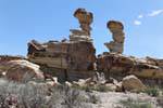 El submarino, Ischigualasto, Valle de la Luna, Argentina.