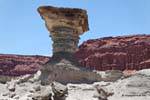 Pietra Fungo, Ischigualasto, Valle della Luna, Argentina.