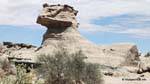 Il esfinge (la sfinge) Ischigualasto, Valle de la Luna, Argentina.
