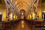 Navata della Chiesa, la Basilica di San Francisco, Mendoza, Argentina.