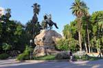 Statua equestre del Libertador San Martin, Mendoza, Argentina.