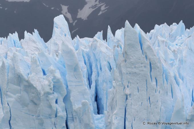 Ghiaccio blu dislocazione, Ghiacciaio Perito Moreno, El Calafate - Argentina