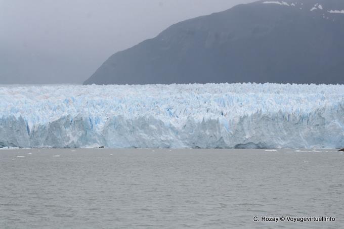 Una parte del fronte del ghiacciaio Perito Moreno, El Calafate - Argentina