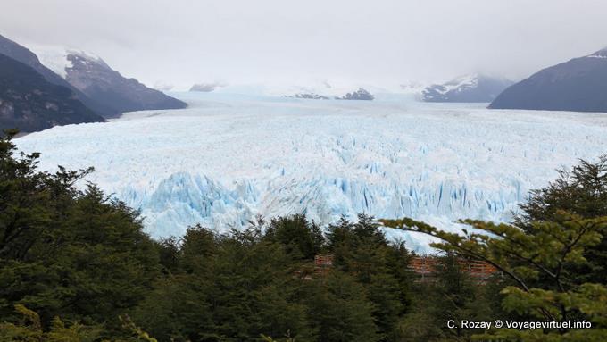 Vista panoramica del ghiacciaio, Ghiacciaio Perito Moreno, El Calafate - Argentina
