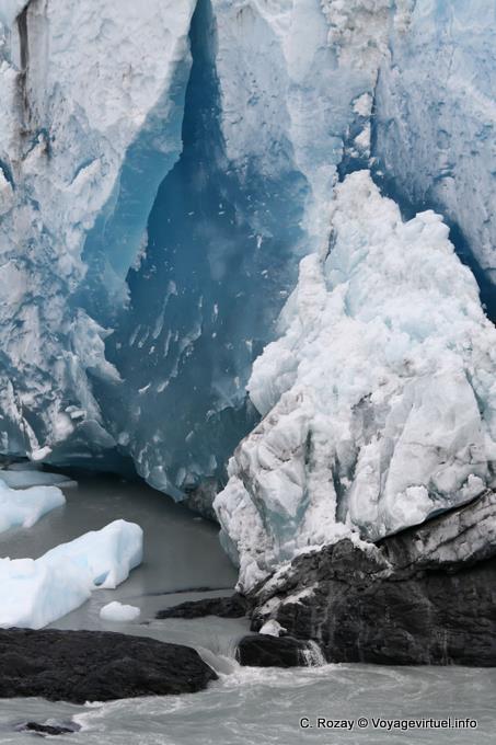 Complicità e crollo di ghiaccio, Ghiacciaio Perito Moreno, El Calafate - Argentina
