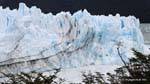 Zona di attrito con la penisola di Magellano, Ghiacciaio Perito Moreno, El Calafate, Argentina.