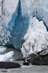Complicità e crollo di ghiaccio, Ghiacciaio Perito Moreno, El Calafate, Argentina.