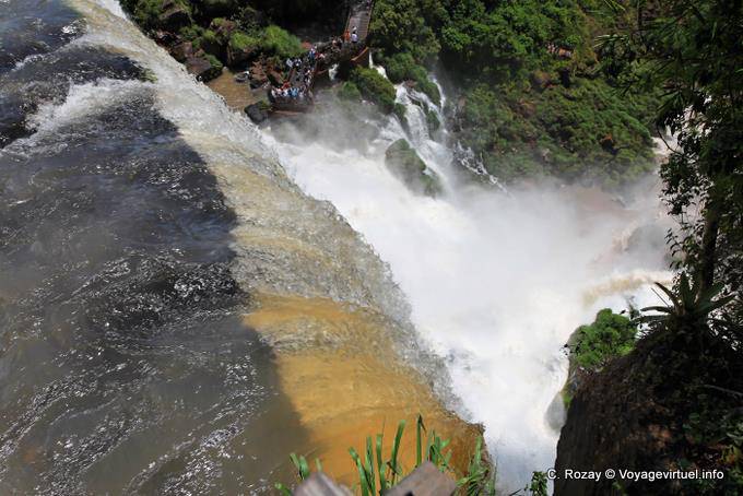 Vista dal Bossetti capriola sul circuito minore, Iguazu Falls - Argentina