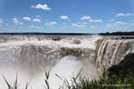 Vista della Garganta del Diablo dal lato argentino, Puerto Iguazu, Argentina.
