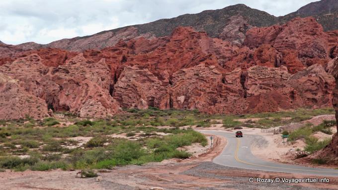 Formazioni rocciose dopo l'Obelisco, Quebrada de las Conchas - Argentina