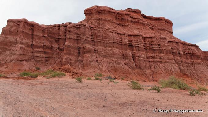 Parziale vista Las Ventanas (finestre), Quebrada de las Conchas - Argentina