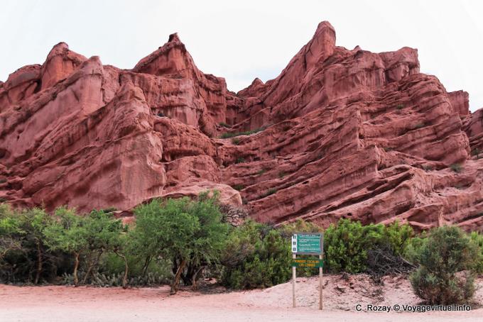 Arrampicata vietata Quebrada de las Conchas - Argentina