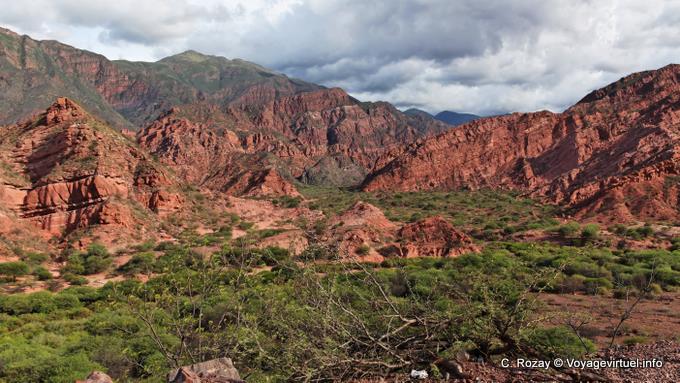 Paesaggio torturato Quebrada de las Conchas - Argentina