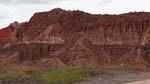 La scogliera dei pappagalli House (Casa de loros) Quebrada de las Conchas, Argentina.