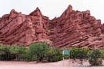 Arrampicata vietata Quebrada de las Conchas, Argentina.