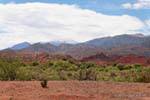 Montagna innevata, Ruta 40 tra Villa Unione e Chilecito, Argentina.