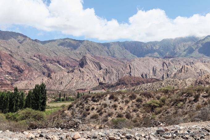 Paesaggio della Ruta 40 tra Quilmes e Hualfin - Argentina
