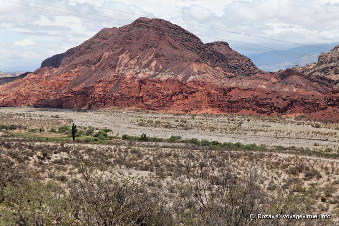 Paesaggio intorno Hualfin, Ruta 40 - Argentina