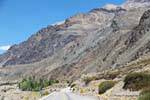 Zona verde, Polvaredas, Ruta 7 di Mendoza in Cile, Argentina.