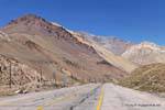 Montagne di diversi colori, Ruta 7 di Mendoza in Cile, Argentina.