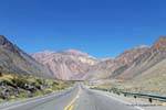 Verso il vulcano Tupungato, Ruta 7, Punta de Vacas, Argentina.