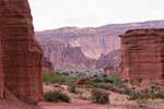 Al cuore del canyon secco del Río Talampaya, Argentina.