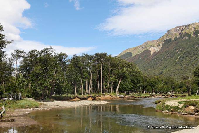 Carbajal valle del fiume, Ushuaia - Argentina