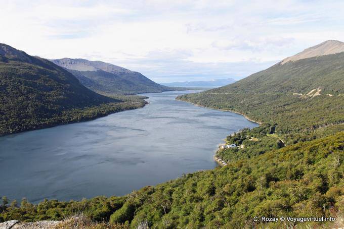 Vista da Paso Garibaldi, Ushuaia Lago Escondido - Argentina