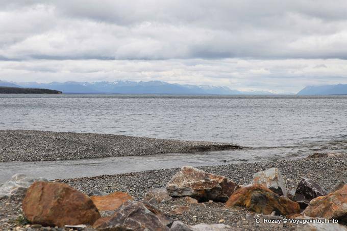Vista dalla Laguna del Indio, Ushuaia Lago Fagnano - Argentina
