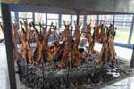 Forno per la cottura tradizionale pecore, Ushuaia, Argentina.