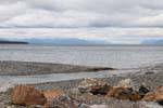Vista dalla Laguna del Indio, Ushuaia Lago Fagnano, Argentina.