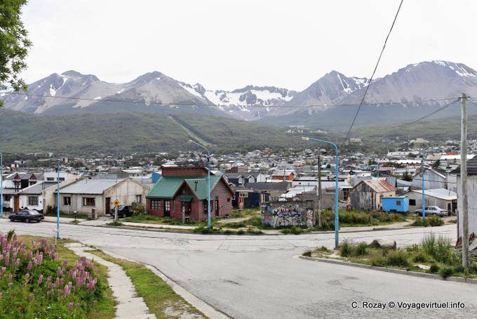 Panorama della città di Martial, Ushuaia - Argentina