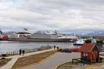 Liner in porto, Ushuaia, Argentina.