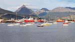 Barche in montagna, Ushuaia, Argentina.