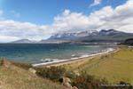 Vista della baia, Ushuaia, Argentina.