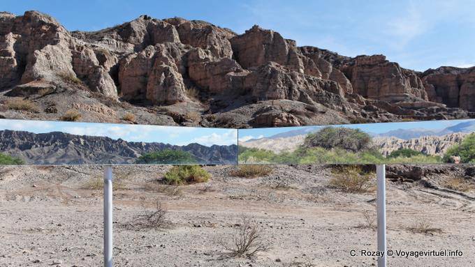 Set di specchi, Palo Pintado valle Calchaquies, Ruta 40 - Argentina