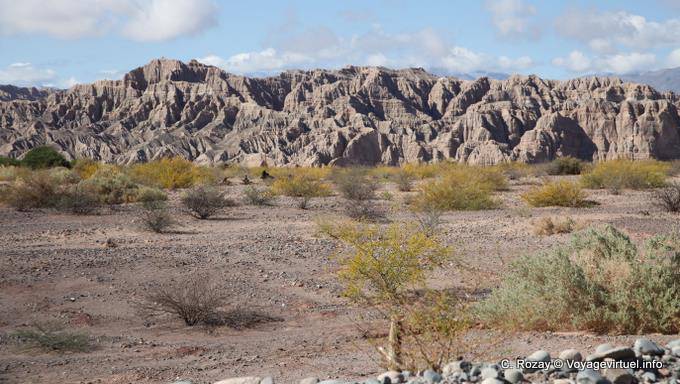 Natura Valle tormentato Calchaquies, Ruta 40 - Argentina