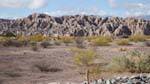 Natura Valle tormentato Calchaquies, Ruta 40, Argentina.