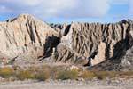 Passando attraverso la Quebrada El Tonco Valley Calchaquies, Ruta 40, Argentina.