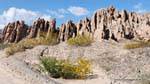 Monumento Naturale alla Quebrada de las Flechas, Angastaco Valley Calchaquies, Ruta 40, Argentina.